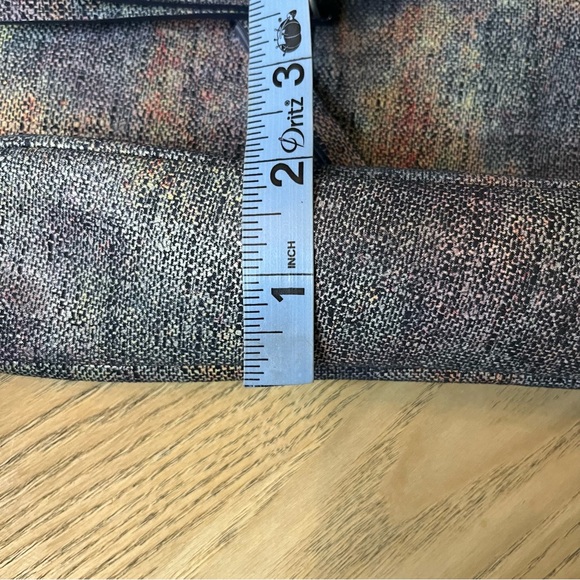 NWT American Leather Co. Hampton Large Zip Around Crossbody Indigo Multi Blue - Picture 9 of 10